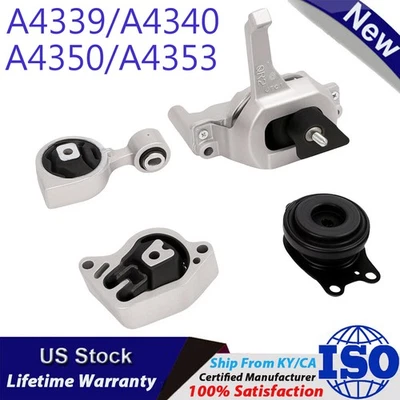 New 4Pcs for Nissan Altima 2.5L. 2007-2016 Engine Motor & Transmission Mount Set Foto 1 de 4