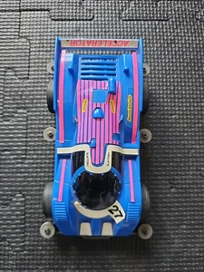 1989 Hasbro Record Breakers World of Speed Accelerator Car Blue  - Picture 1 of 7