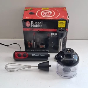 Russell Hobbs Desire 3 in 1 Elektrischer Stabmixer, Obst & Gemüse Mini Zerkleinerer - Bild 1 von 6