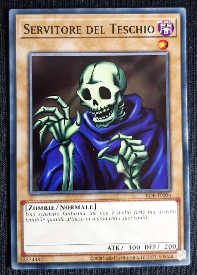 SERVITORE DEL TESCHIO in Italiano (2023) LOB-IT004 YUGIOH 25° Anniversario - Immagine 1 di 1