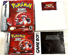 Pokemon Ruby Version Game Boy Advance CIB Complete in Box Nintendo Game Boy