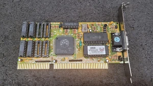 Oak Technology 512KB Exp to 1MB VGA Legacy III, 16-bit ISA VGA Adapter, Tested - Picture 1 of 2