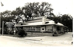 Alte Echt Foto Postkarte - Angelo's Place Restaurant Gulfport MS - Bild 1 von 1