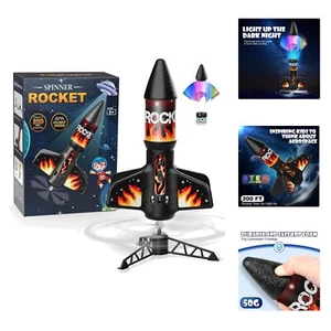 Rocket Launcher for Kids, Self Launching Motorized Air Rocket Toy, Outdoor To... - Picture 1 of 8