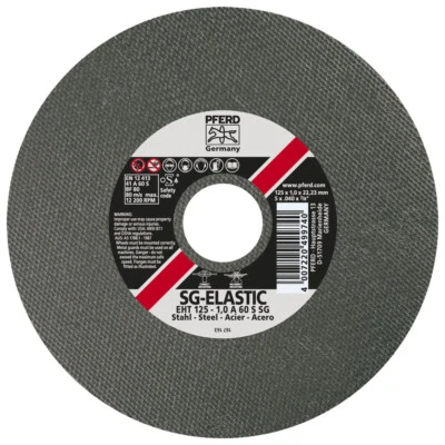 Pferd Trennscheibe A60SSG 125 x 1,0 mm gerade EHT125-1,0 A60SSG - Bild 1 von 2