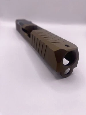 HELOT For Glock 19 custom Slide gen 1-3 NEW cerakote upper Burnt Bronze - Image 1 of 4