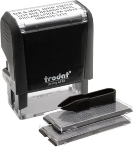 Trodat Printy 4912 Typo Do It Yourself Stamp Kit (Up to 3 Lines) - Picture 1 of 2