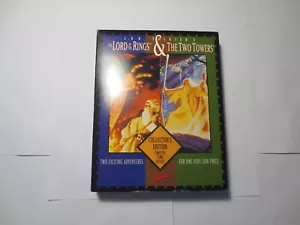 Vintage Lord Of The Rings & Two Towers Collectors Interplay Complete PC Untested - Picture 1 of 6