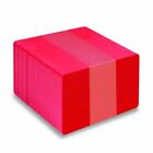 Red Blank Plastic PVC CR80 Card