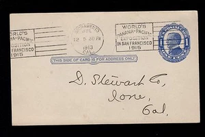 Capital Candy & Cracker Co Cakes Macaroni San Francisco 1913 Postal Card 3m - Picture 1 of 1
