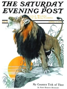 Saturday Evening Post 1916 Cover Reproduction Giclee Print - Picture 1 of 1