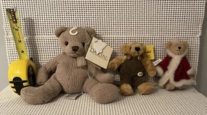 Lot Of 3 Vintage Plush Bears ~ Stuffed Teddy Bears ~ Boyds ~ Dakin ~ Sunkid - Picture 1 of 7