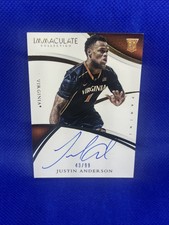 2015 Immaculate Collegiate Gold Justin Anderson Auto Rookie /99 Virginia