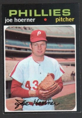 1971 Topps #166 Joe Hoerner (ex-mt)  - Image 1 of 2