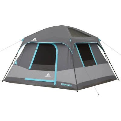 NUEVA tienda de campaña de verano cabina descanso oscuro Ozark Trail para 6 personas al aire libre - gris Foto 1 de 3