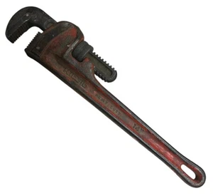 Vintage Ridgid 14” Pipe Wrench Heavy Duty Elyria, Ohio USA Rigid Ridge Tool Co. - Picture 1 of 6