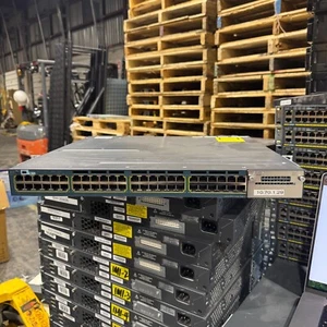 Cisco WS-C3560X-48P-L V02 | 48-Port PoE+ 350W/715W | 4×SFP | Tested | Used - Picture 1 of 3