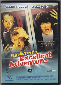 Bill and Ted's excellent adventure DVD Movie Keanu Reeves Alex Winter - Picture 1 of 2