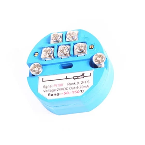 1PCS 4-20MA -50~150℃ RTD PT100 SBW Temperature Sensor Transmitter Module - Foto 1 di 1