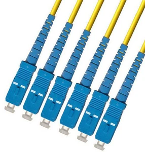 30meters Outdoor Armored Singlemode 6 Strands Fiber Patch Cord(9/125)-SC to SC - Picture 1 of 3