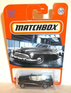 2022 MATCHBOX 1:64 MBX SHOWROOM 83/100 BLACK 1953 BUICK SKYLARK CONVERTIBLE - Picture 1 of 10
