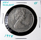 1978 New Zealand 50 Cent Endeavour Captain Cook Coin Elizabeth II 
