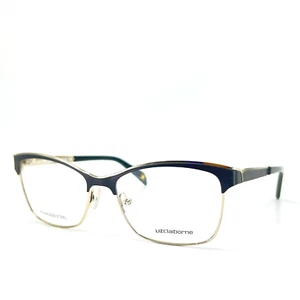 Liz Claiborne Eyeglasses L635 02M2 Black Gold Cat Eye Frames 53[]16 135 mm - Picture 1 of 10