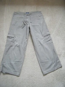 Cote Bleu Casual Wear ~ Ladies Khaki Cotton Cropped Trousers ~ Size 12 - Picture 1 of 4