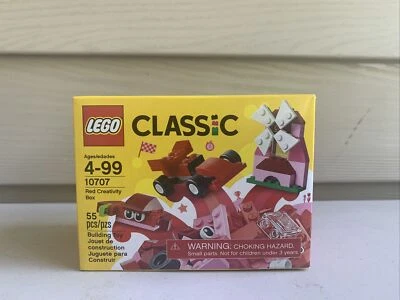 Lego Retired Classic 10707 Complete Set Red Creativity Box New Factory Seald Box - Image 1 of 4