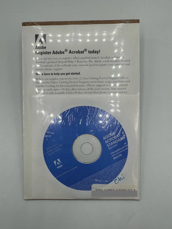 (Lot of 185) Adobe Acrobat 8 Standard for Windows w/ Serial Key - Image 1 of 1