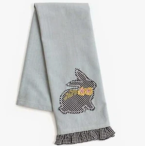 Mackenzie Childs Gingham Hase Geschirrtuch brandneu 100 % BAUMWOLLE - Bild 1 von 2