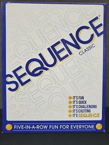 Sequence Classic Board Game~ 2020 Game of Strategy For Ages 7 & Up~ NEW!