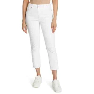 Nine West Women's Gramercy Crop Pant Size 4 Bright White - Picture 1 of 6