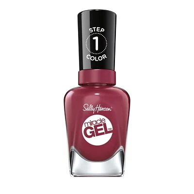 Gel milagroso Sally Hansen, remolacha, oración, amor, larga duración, fórmula similar a un gel, sin Foto 1 de 4