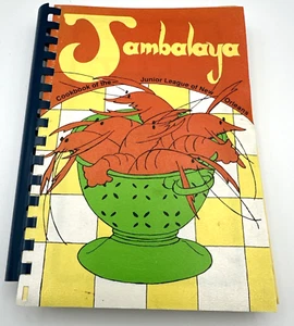 Vintage Jambalaya Cookbook The Junior League Of New Orleans 1981 Revised Edition - Foto 1 di 8