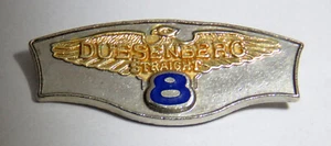 Dusenberg Straight 8 Eagle Logo Pin Vintage Lapel Pin - Picture 1 of 3