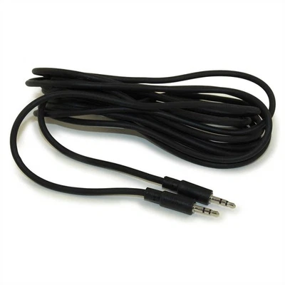 10ft 2.5mm Mini Stereo TRS Plug Male/Male Cable  Black - Image 1 of 3