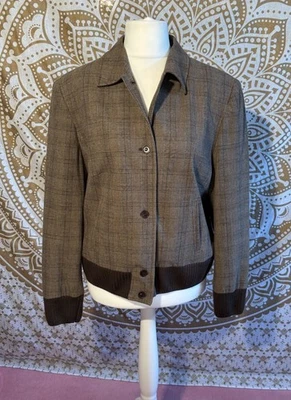 In Linea Kurzjacke Braun Gr 44 - Bild 1 von 4