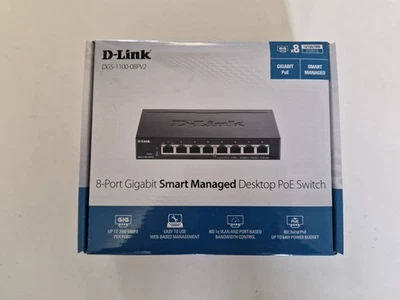 D-Link DGS-1100-08PV2 network switch Managed L2/L3 Gigabit Ethernet - Immagine 1 di 2
