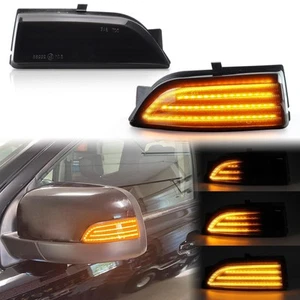 Sequential Amber LED Side Mirror Turn Signal Marker Lights for 2019-2023 Ford... - Picture 1 of 7