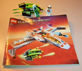 Lego 7647 Mars Mission: MX-41 Switch Fighter, Incomplete