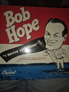 Bob Hope "I Never Left Home" 1944 Live Audience radio Broadcasts. 4 Rec Set. E- - Foto 1 di 6