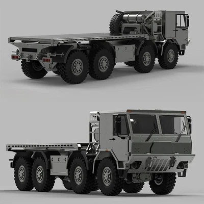 CUB3 1/18 8*8 CNC RC Military Transport Truck 2Speed KIT DIY Vehicle Model - Image 1 of 4