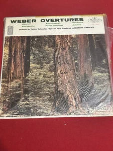 Weber Overtures Vinyl Record Album Conducted By Herman Chechen - Picture 1 of 7
