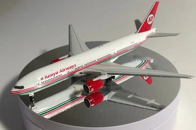 Gemini Jets 1:400 Kenya Airways Boeing 777-200 5Y-KQA, modelo de avión de pasajeros Foto 1 de 4