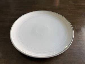 Royal Doulton Ellen Degeneres Light Grey “love” Dinner Plate 11.25” - Picture 1 of 11