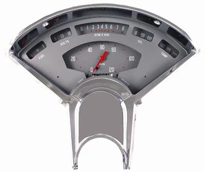 1955 1956 bel air gauges classic instruments belera 2 gray - Picture 1 of 1