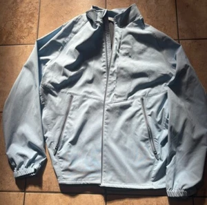 TOMMY BAHAMA On Par Jacket Full Zip Packable Water Repellent Light Blue Sz XL - Picture 1 of 4
