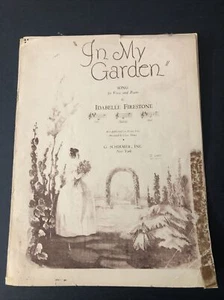 Partituras de colección In My Garden Idabelle Firestone 1929 - Imagen 1 de 5