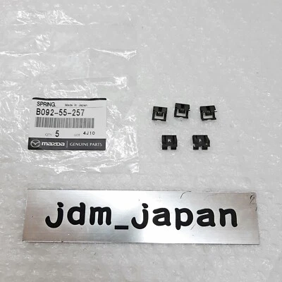 Juego de clips de resorte de panel central genuino OEM B092-55-257×5 para Mazda RX-7 RX7 FD3S Foto 1 de 4